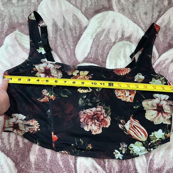 Tilly’s West of Melrose Floral Mesh Corset Tank Top - SEE DESCRIPTION - Picture 9 of 12